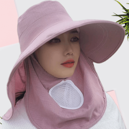 wide brim hat women‘s summer outdoor all-matching shawl sun protection uv protection line face cover sun hat cycling sun hat