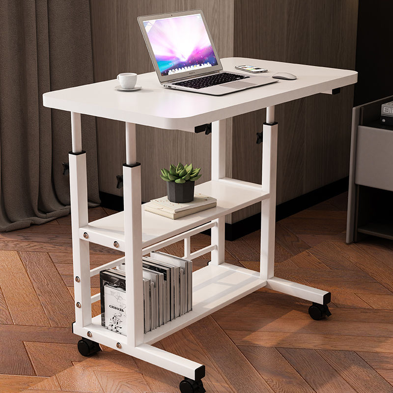 bedside table movable liftable computer desk simple student desk bedroom dorm home study simple small table