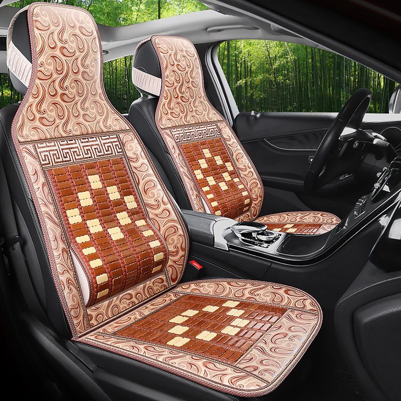 car seat cushion bamboo piece summer single piece mat non-slip four seasons universal bus van truck forklift breathable