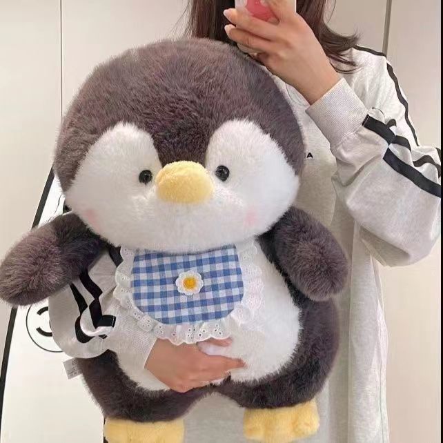 genuine cute penguin plush toy baby‘s doll doll girl girl ragdoll children‘s birthday gifts