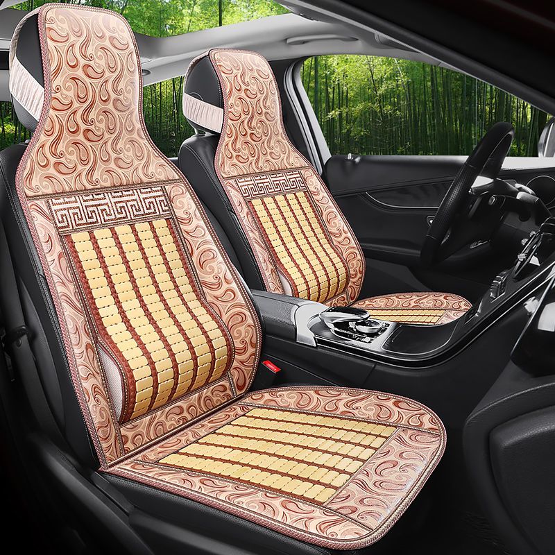 car seat cushion bamboo piece summer single piece mat non-slip four seasons universal bus van truck forklift breathable