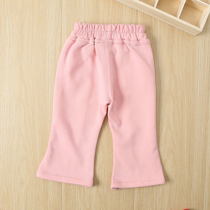 Girls Fred Pants Spring and Autumn 2024 New Internet Celebrity Fashionable Children's High Waist Casual Pants Children's Baby Fried Street Pants