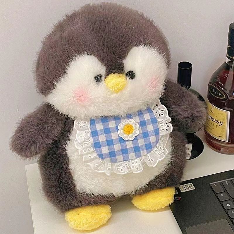 cute penguin baby doll plush toys schoolgirl girl ragdoll child sleeping doll birthday gift