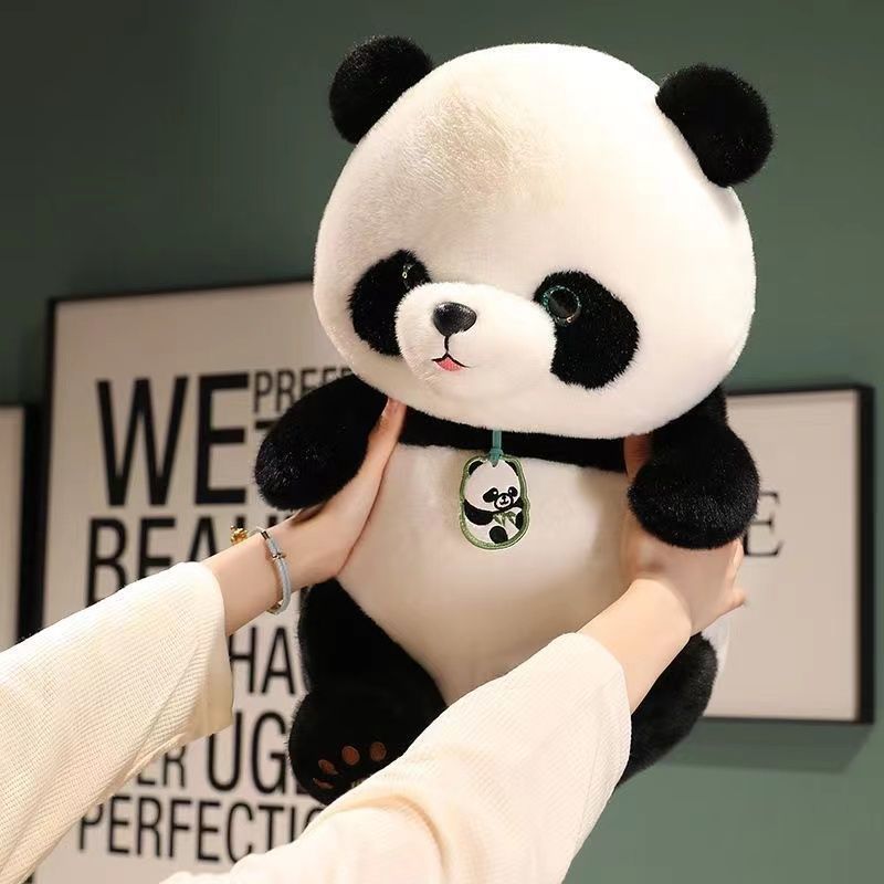 panda doll plush toy simulation beibei giant panda national treasure doll sleep companion throw pillow birthday qixi gift female