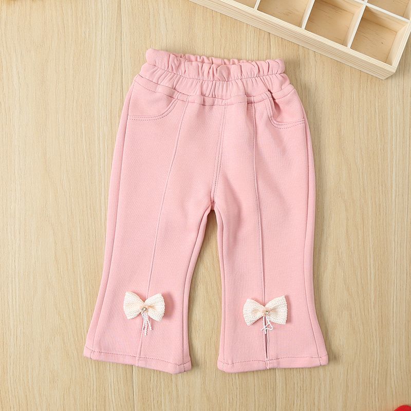 Girls Fred Pants Spring and Autumn 2024 New Internet Celebrity Fashionable Children's High Waist Casual Pants Children's Baby Fried Street Pants