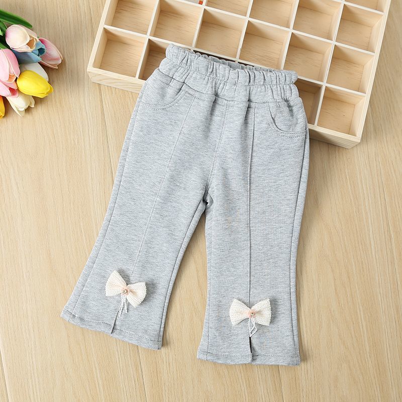 Girls Fred Pants Spring and Autumn 2024 New Internet Celebrity Fashionable Children's High Waist Casual Pants Children's Baby Fried Street Pants