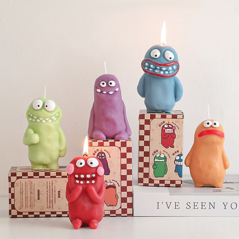 520 atmosphere clay people aromatherapy candle gift monster animal cute pet cute gift birthday gift photo