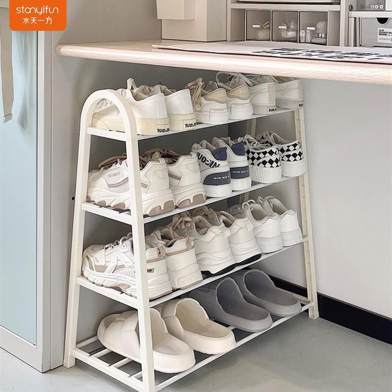 simple shoe cabinet， bedroom， student dormitory， small rental room， household doorway shoe rack multi-layer