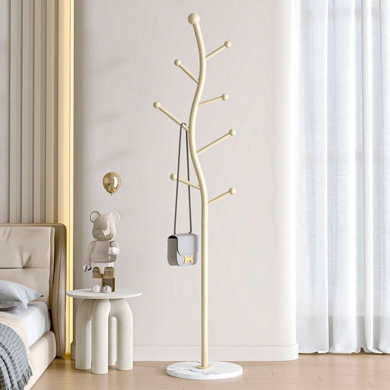 cream wind net coat rack floor bedroom hanger simple home vertical clothes hanging rack indoor pannier bag