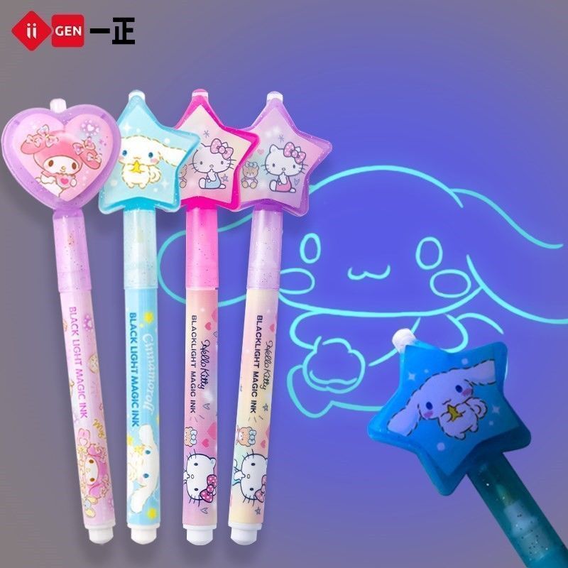 genuine melody magic invisible pen sanrio big ear dog invisible fluorescent pen children‘s cute light pen with light