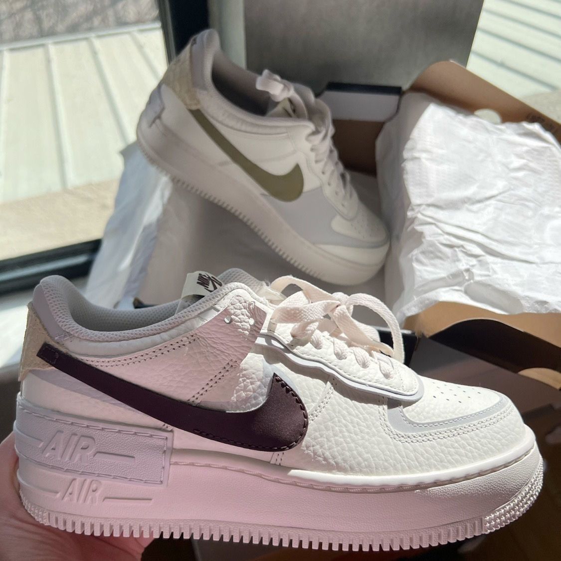 putian hot air force 1 low shadow white mandarin duck lightweight and wear-resistant low-top casual board shoes