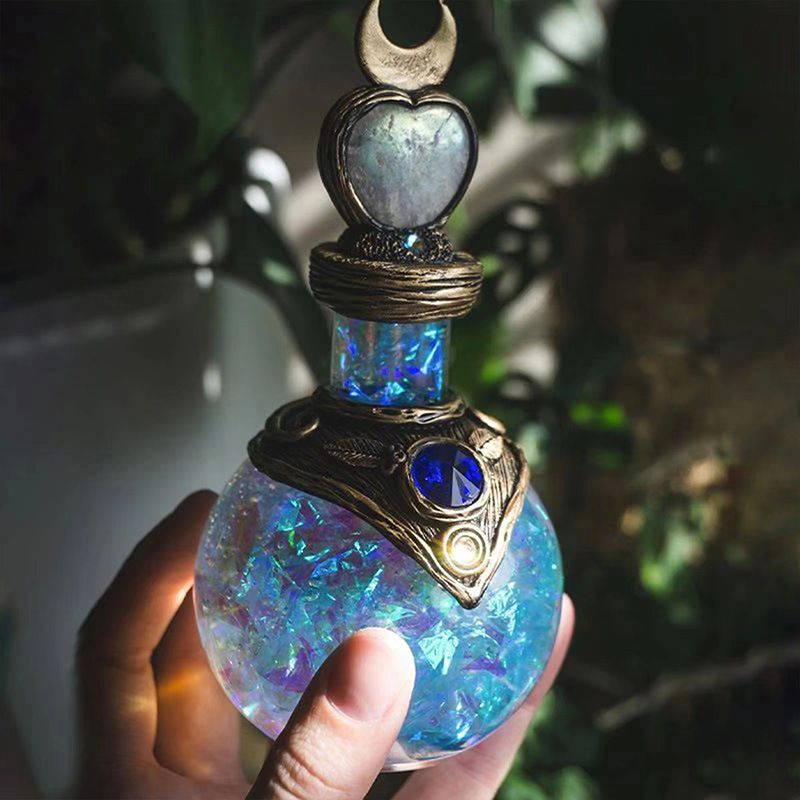 harry potter moon magic potion bottle decoration creative decoration home courtyard design resin crafts