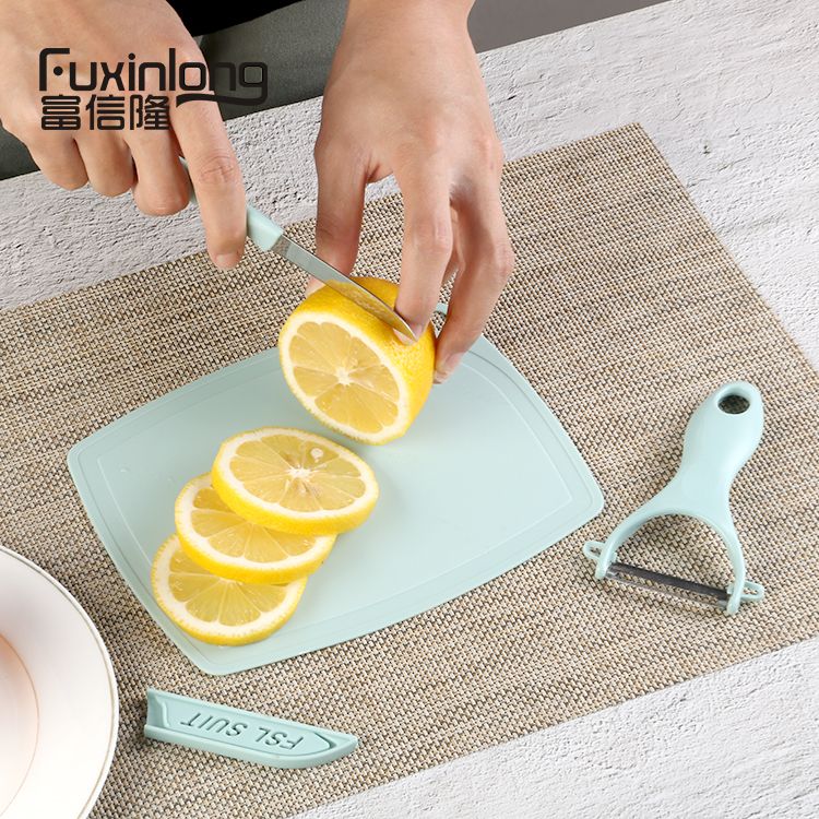 sharp fruit cutter suit fruit tray cutting board supplementary food board knife mini peeler dormitory peeler