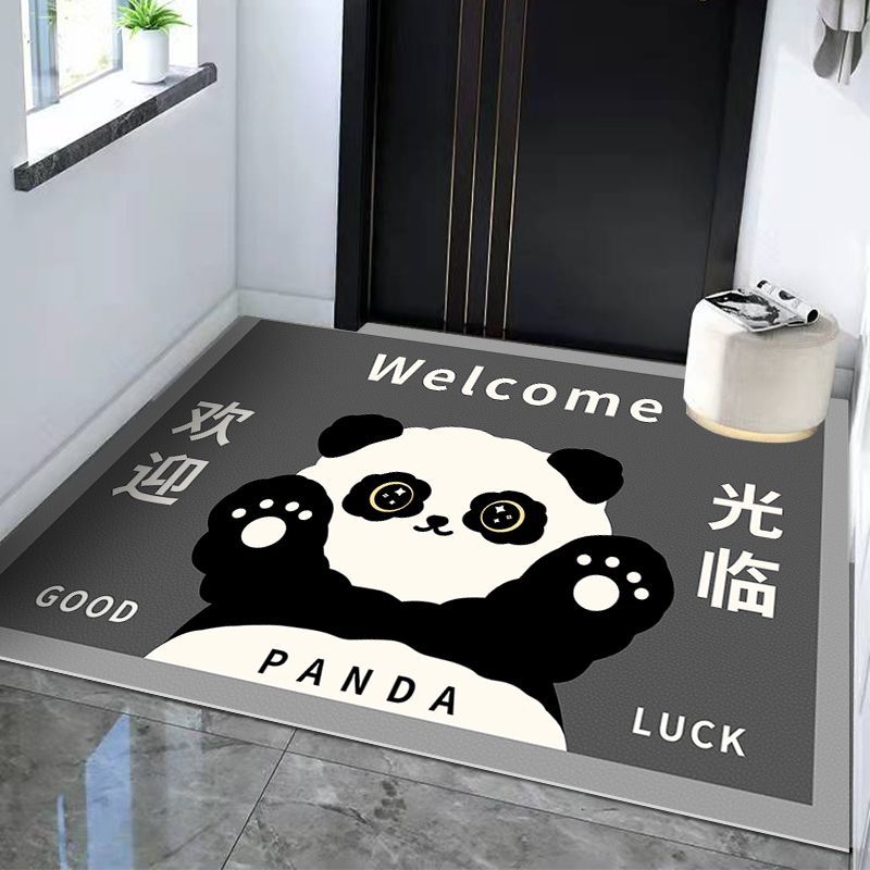 cartoon entrance door mat pvc washable and erasable household entrance entrance foot mat door carpet mat customizable