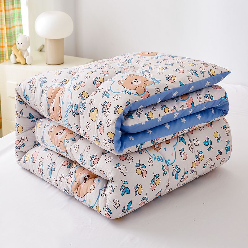 clearance] quilt winter quilt quilt for spring and autumn airable cover quilt bedding single quit double bed quilt student duvet insert dormitory quilt