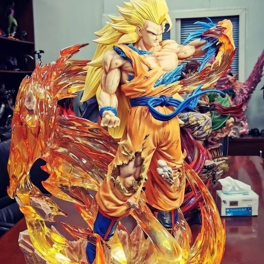 dragon ball hand-made blind box anime model sun wukong vegeta super saiyan wufan twisted egg peripheral ornaments