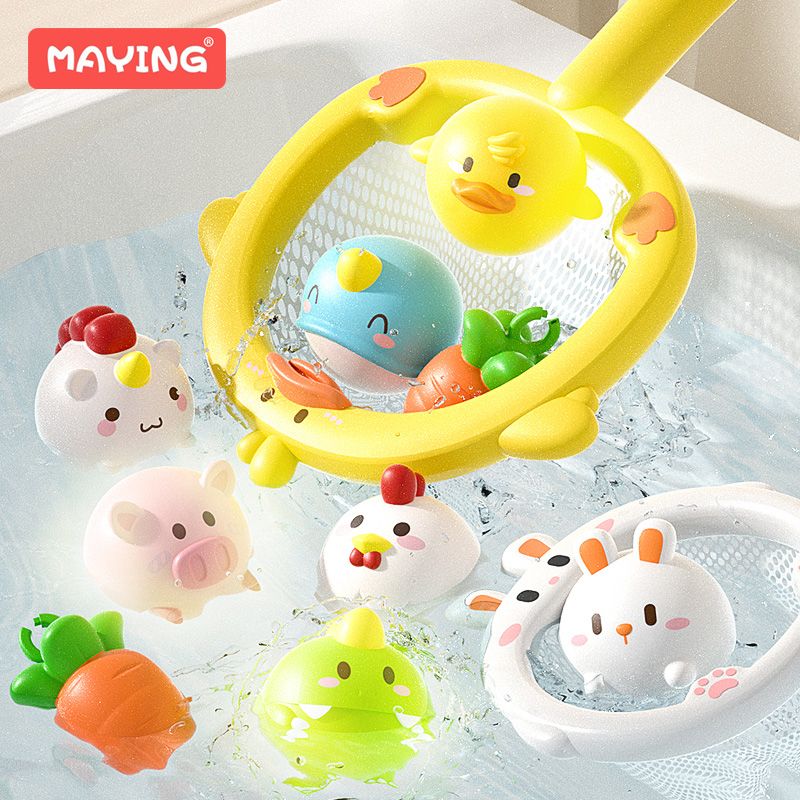 baby bath toys baby 0-3 years old water toys children fish catching toys dredge water toys fishing fishing