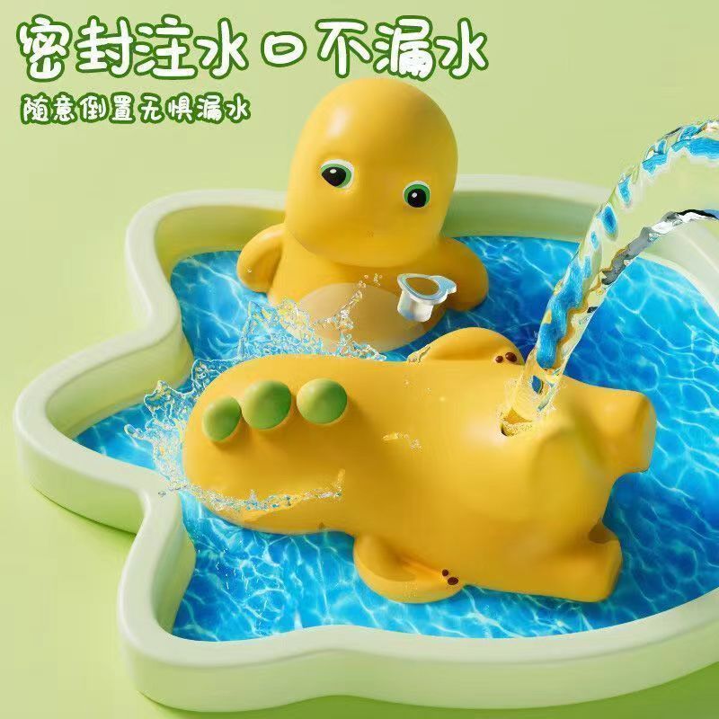 2024 new small milk dragon children‘s toy water gun water gun milk dragon doll water gun children‘s genuine decompression