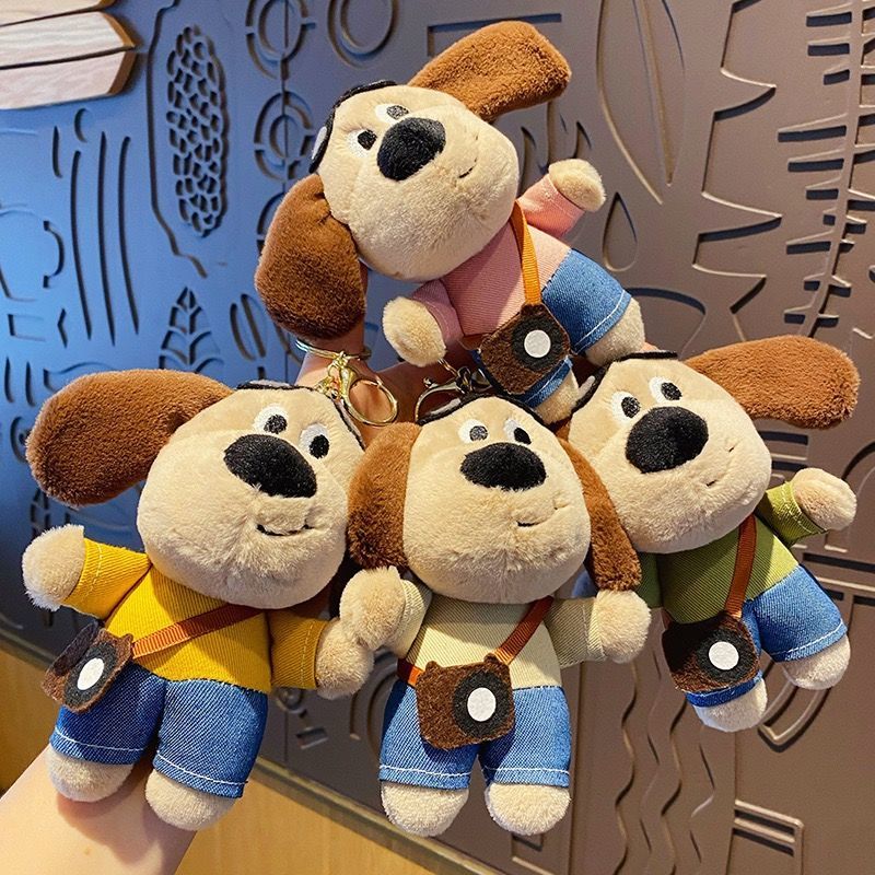 cartoon new dog keychain pendant plush puppy key pendants couple female backpack package pendant exquisite gift