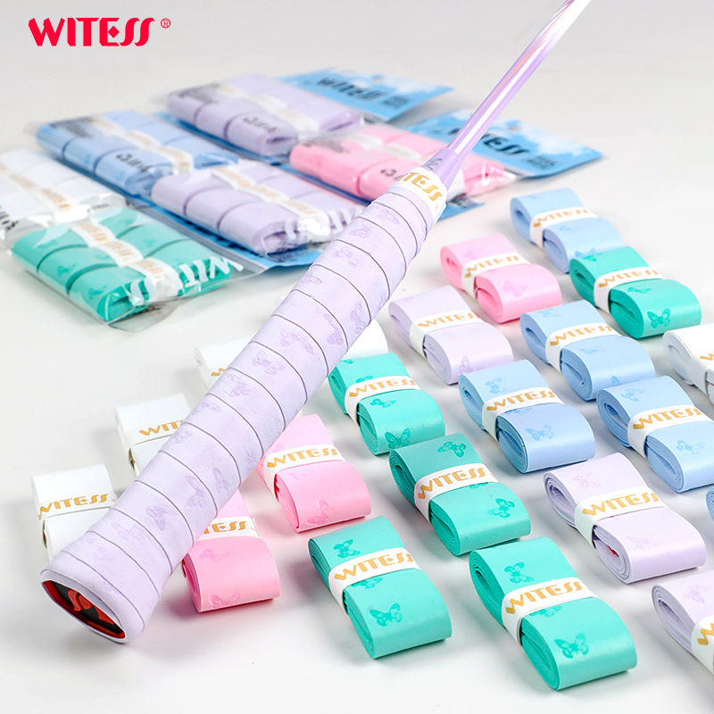 witess printed flat grip tape love of butterfly professional badminton racket sweat absorbing tennis rackets tied anti-slip sweat absorption