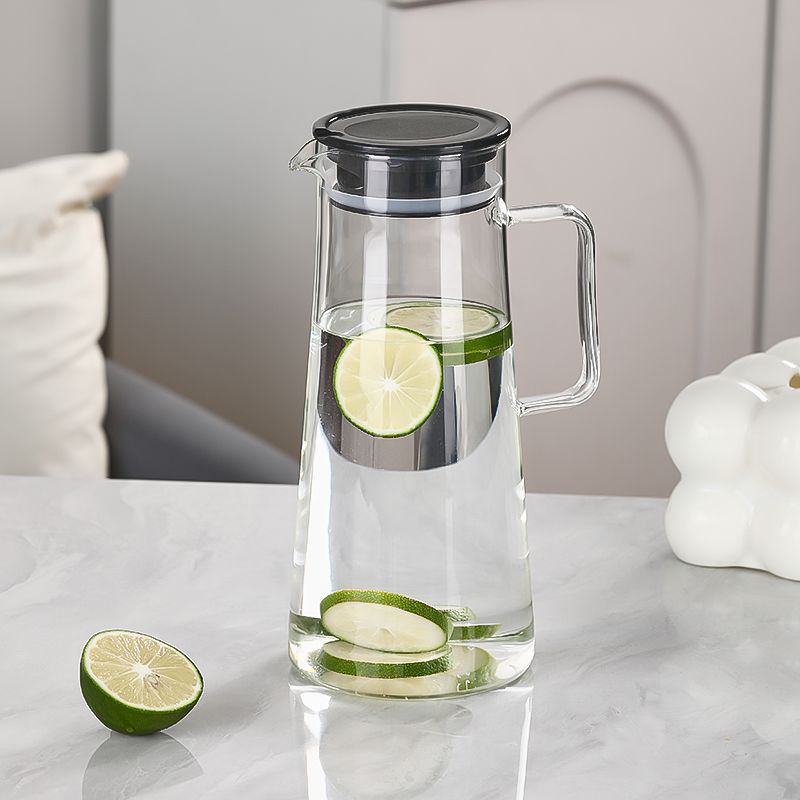 good-looking anti-frying cold water bottle high temperature resistant glass water pitcher large capacity family living room drinking ware boiled water single teapot