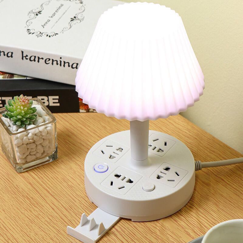 male year eye protection multifunctional lamp plug learning bedside night light plug converter multi-color usb charging lamp led