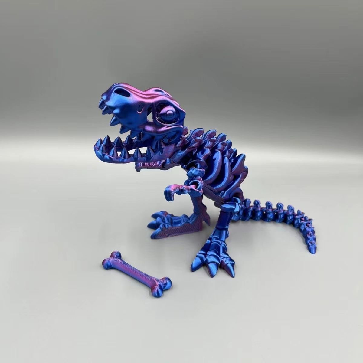 3d printing dinosaur full body movable hand-made animal toys boys kids children scenic spot stall hot sale