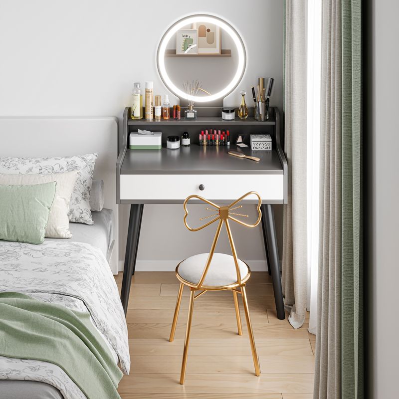 dressing table bedroom simple modern makeup table small rental house internet celebrity cosmetic mirror mini dresser small apartment