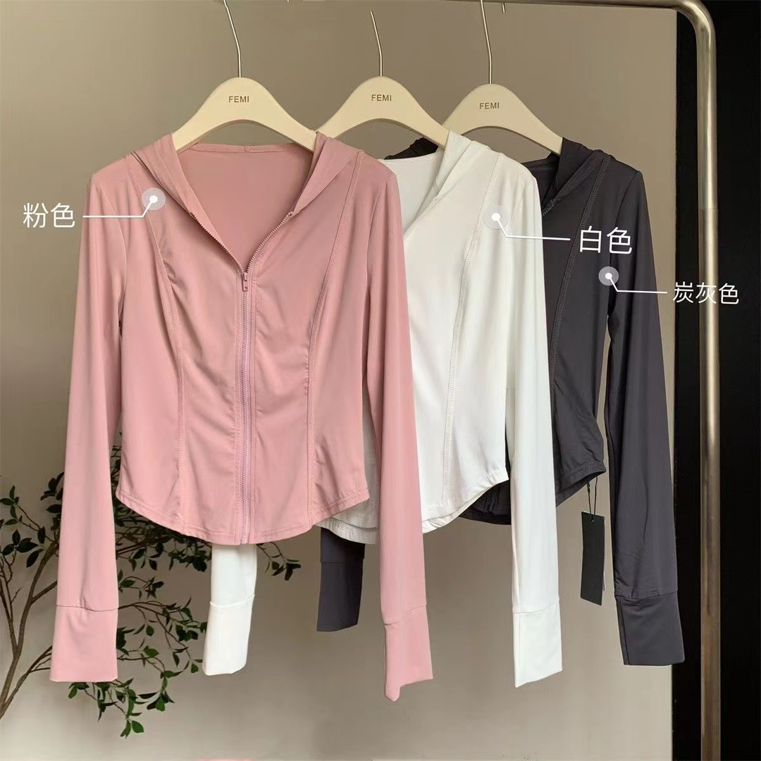 upf50 + sun protection clothing for women 2023 new summer thin uv protection cool feeling ice silk breathable sun protection clothing coat