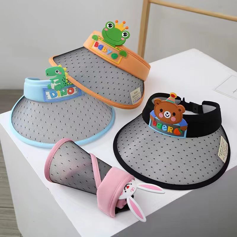 uv protection children sun hat girls air top hat mesh breathable boys sun hat baby cap