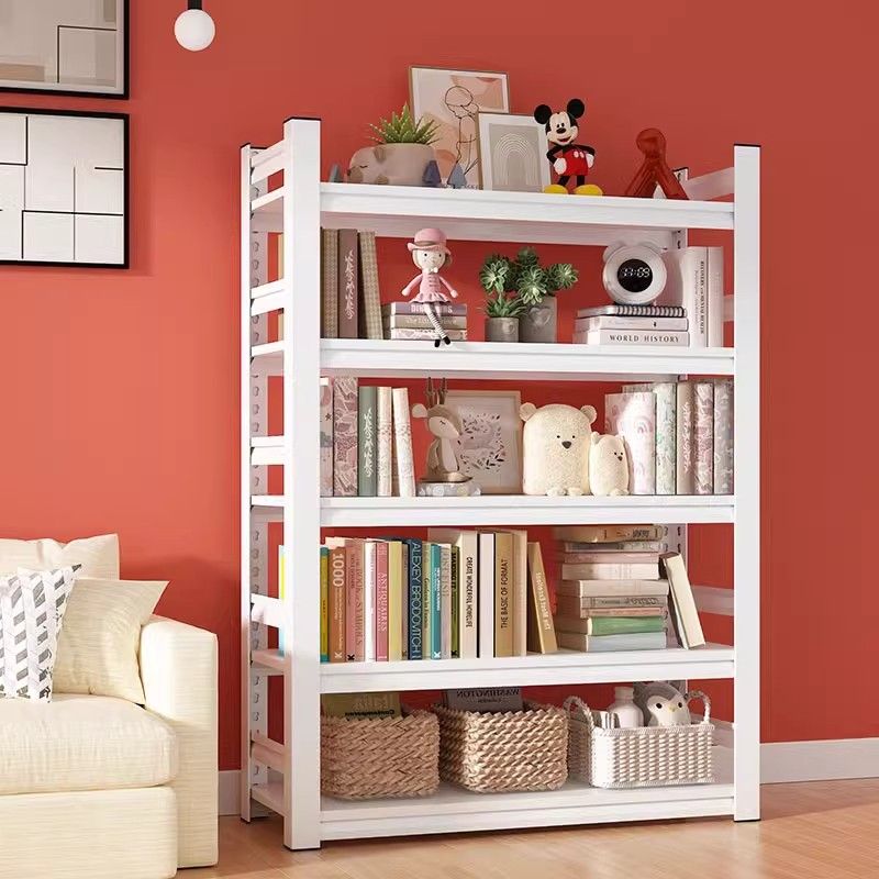 steel book shelf storage rack floor multi-layer library storage rack family student book bookcase multi-layer storage rack