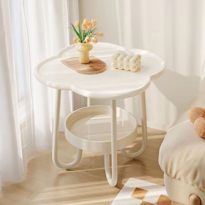 creative side table simple small coffee table sofa side cabinet cream table living room mobile storage rack internet celebrity bedside table