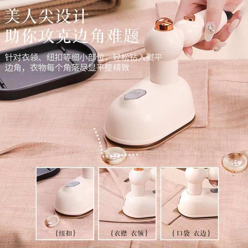 us handheld garment steamer rge steam and dry iron pressing machines foldable wet and dry double ironing high power home travel