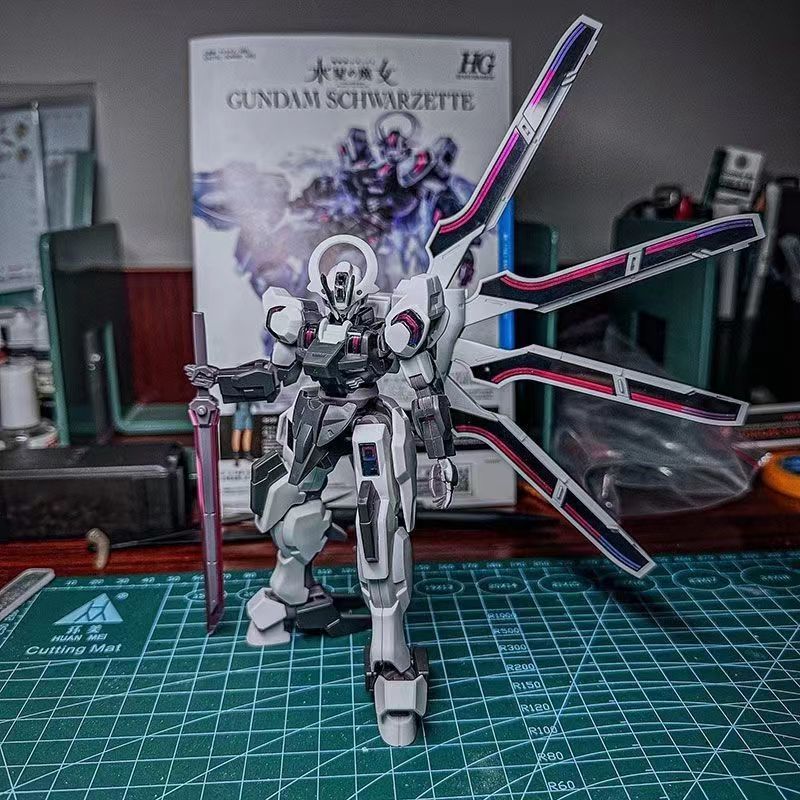 new high war riding gundam model assembled hand-made assembly 1/144hg mech domestic ko mercury witch