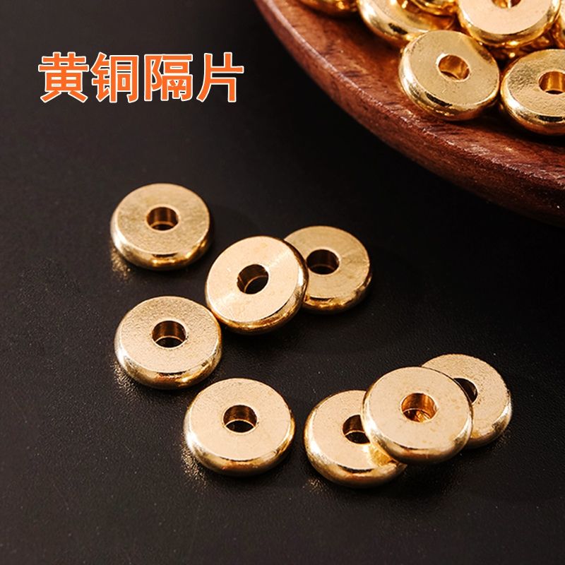 brass spacer accessories crafts bracelet accessories pure copper spacer beads gasket metal xingyue bodhi beads accessories bracelet diy