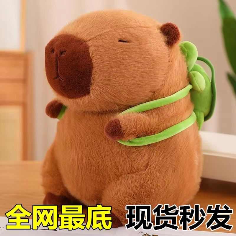 capybara plush toy birthday gift for girl friend online influencer cute rag doll pillow doll