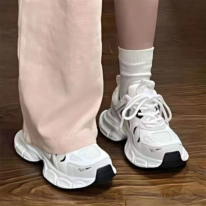 women‘s shoes 2024 summer new japanese-style retro jogging shoes fashion casual sneaker portable all-match dad shoes