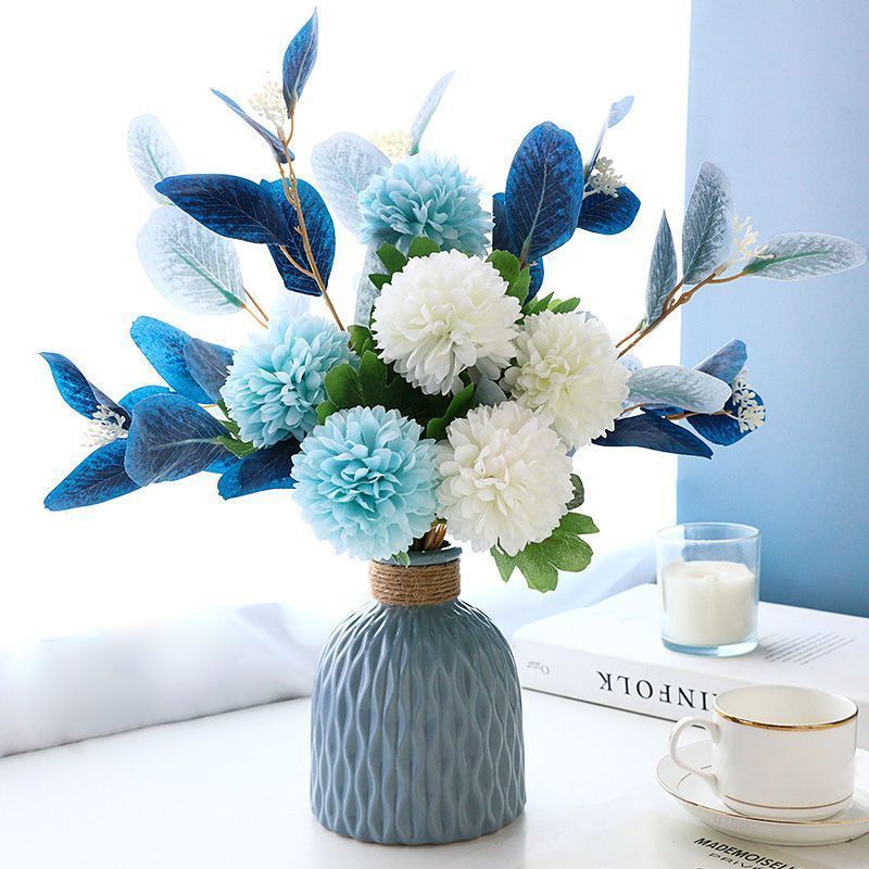 light luxury high-end artificial flower fake flower silk flower living room furnishings table flower decorative vase bouquet light luxury floral ornaments