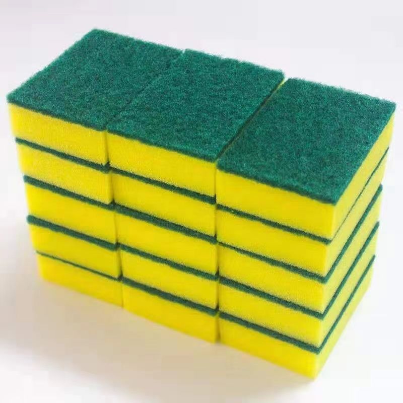 [lengthened widened high density] no. plus-sized thickened double-sided dishcloth spong mop rag scouring pad kitchen