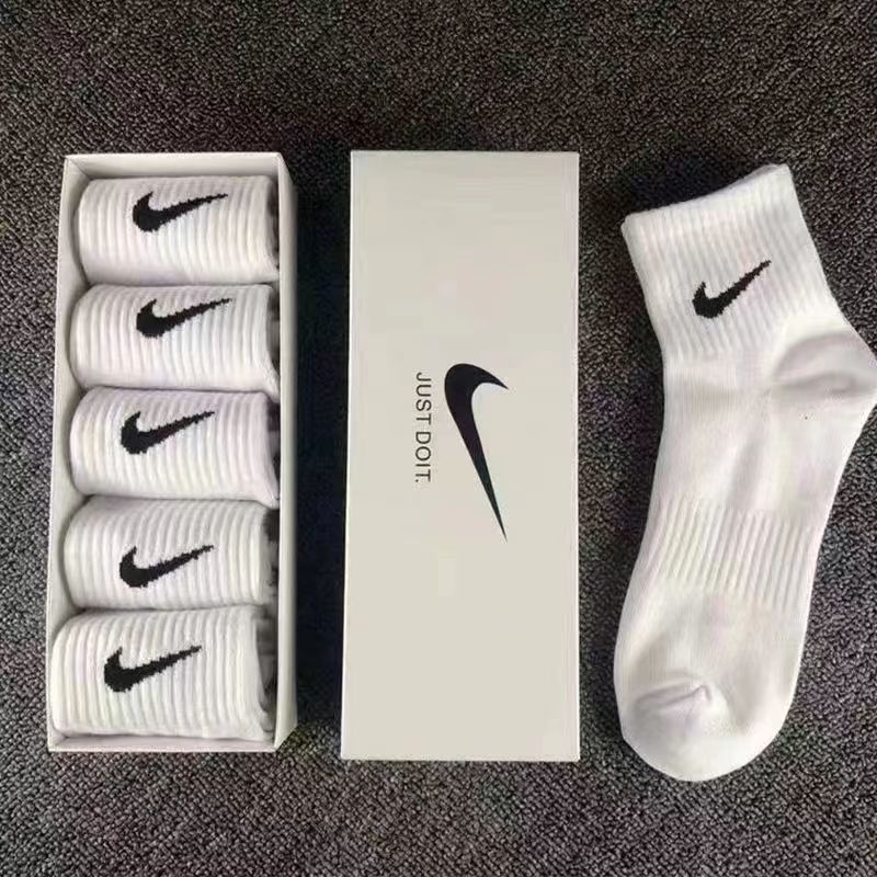 boxed socks men and women ins fashion summer thin pure cotton athletic socks student sweat-absorbing deodorant socks hook tube socks