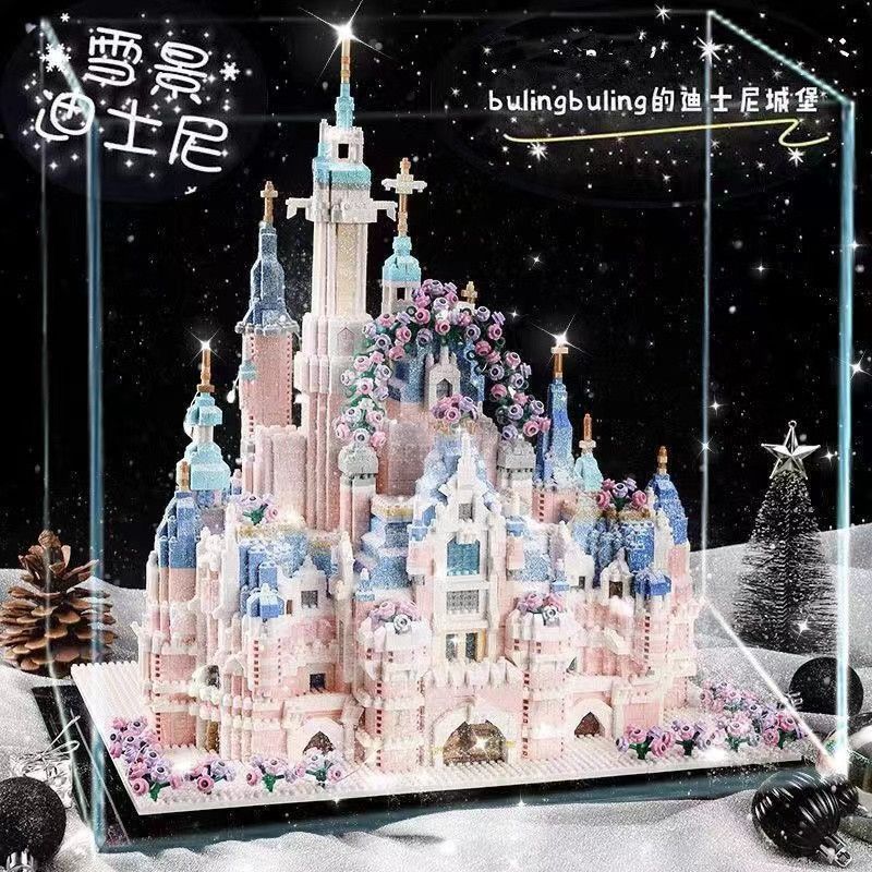 garden castle compatible with lego building blocks girl series high difficulty large building assembly toy gift