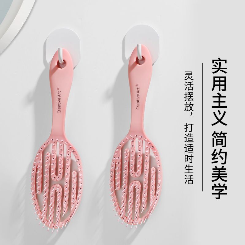 creativeart high skull top fluffy comb for the top of head fluffy artifact vent comb large curved comb skin massage comb