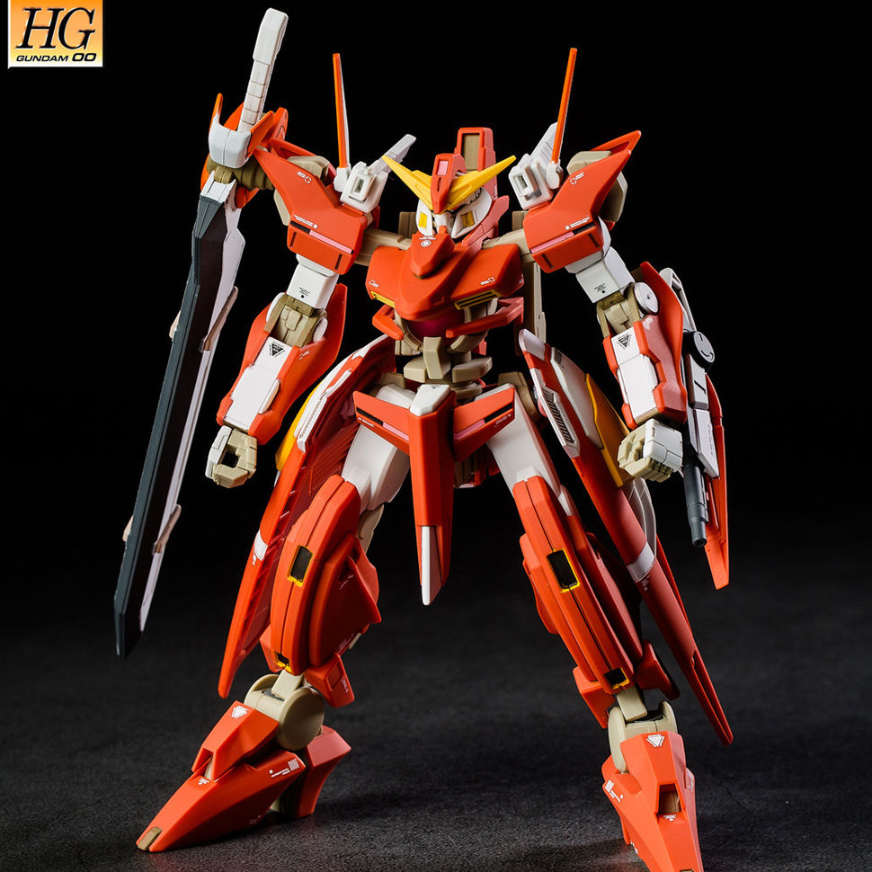 high seat angel two-type three-type hg gundam one-type model 00 assembled hand toy 1/144 domestic boy