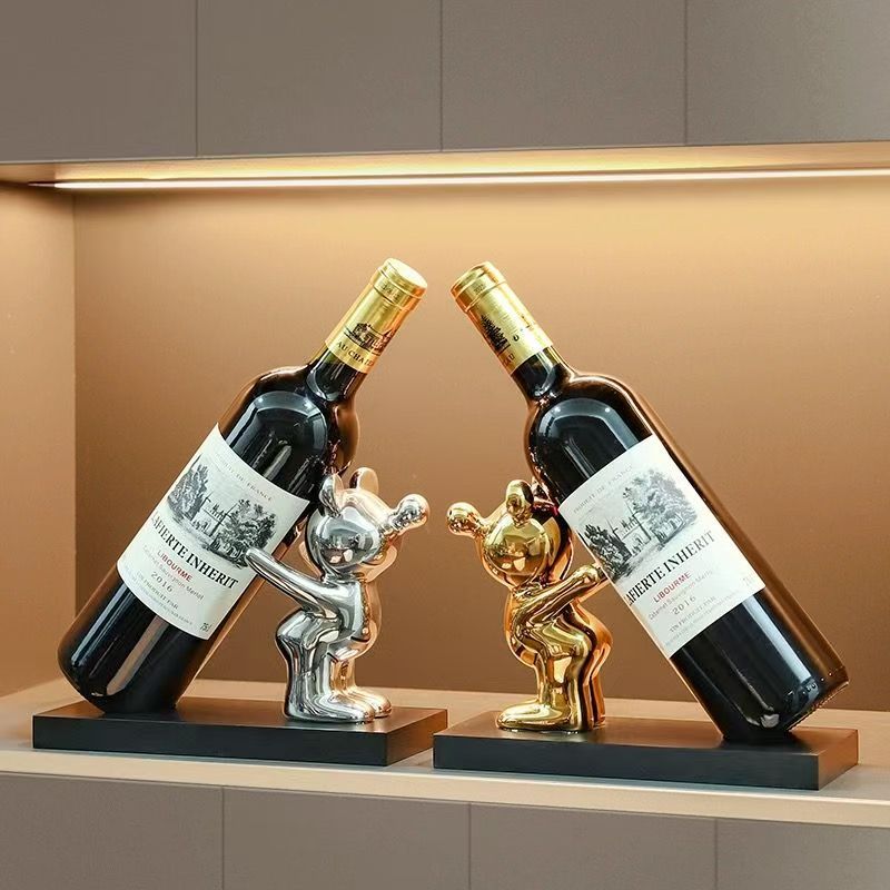 bubble bear wine rack wine cabinet decoration dining cabinet tv cabinet entrance internet celebrity cabinet living room decoration