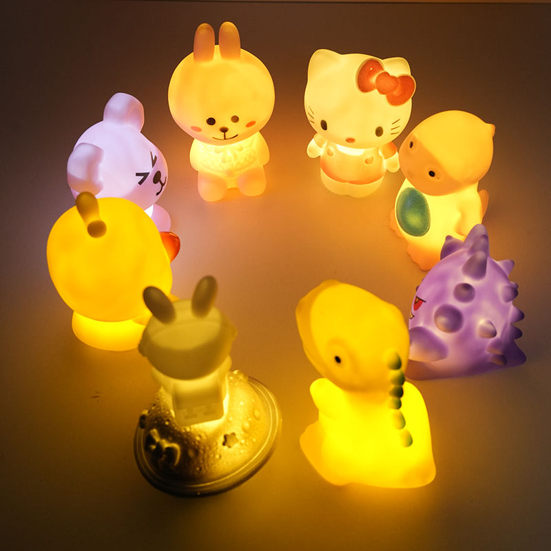 stall luminous toys throw the circle colorful led night light wholesale children‘s gift night market square hot sale