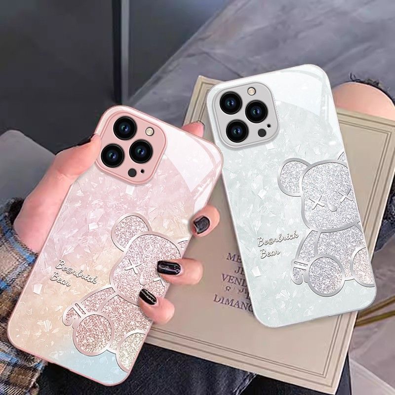 violent bear apple 15 phone case iphone14promax drop-resistant 13pro all-inclusive 12mini cartoon 11