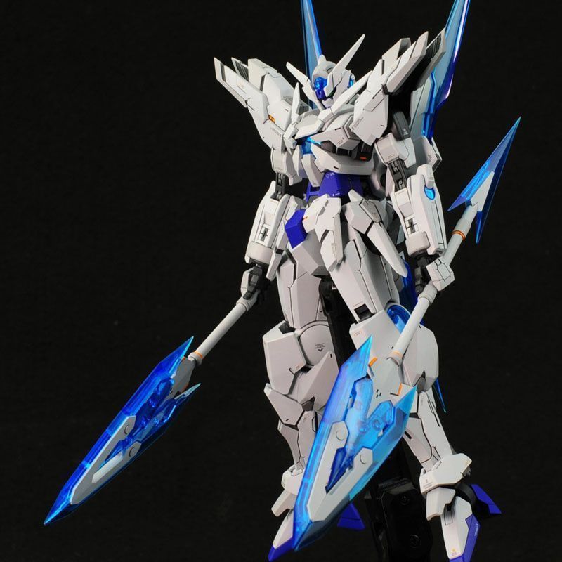 new product launch gundam model collection association transient glacier hg fighter 1/144 assembled hand-made boy toy