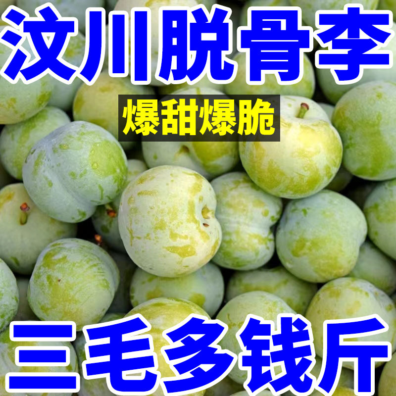 [super low price] wenchuan deboned plum sichuan half red green crisp li yin red rock sugar li fresh fruit of the season