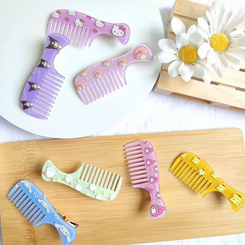 sanrio small comb barrettes xiaohongshu same style cute girl heart bang clip broken hair organize fantastic headdress