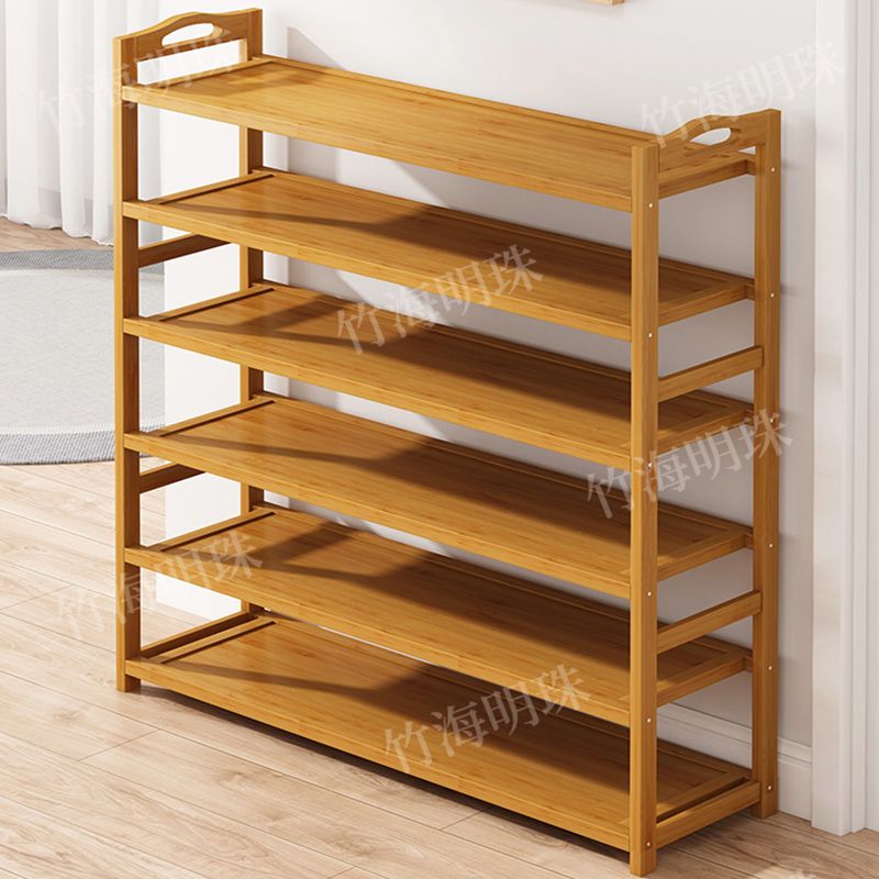 shoe rack simple multi-layer shoe cabinet dustproof home doorway shoes storage rack dormitory multi-functional solid wood storage rack